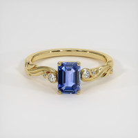 1.21 Ct. Sapphire Ring, 18K Yellow Gold 1