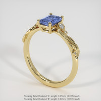 1.21 Ct. Sapphire Ring, 18K Yellow Gold 2