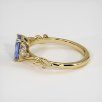 1.21 Ct. Sapphire Ring, 18K Yellow Gold 4