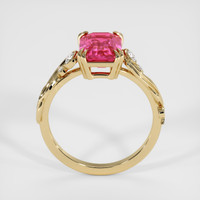 3.46 Ct. Bi Color Sapphire Ring, 18K Yellow Gold 3