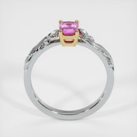 0.54 Ct. Pink Sapphire Ring, 14K Yellow & White 3