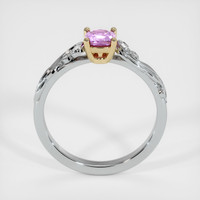 0.48 Ct. Pink Sapphire Ring, 14K Yellow & White 3