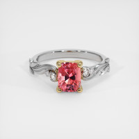 2.03 Ct. Sapphire Ring, 14K Yellow & White 1