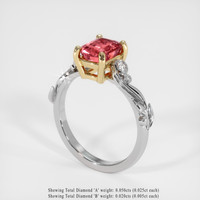 2.03 Ct. Sapphire Ring, 14K Yellow & White 2