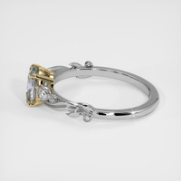 1.18 Ct. Gemstone Ring, 18K Yellow & White 4