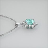 0.67 Ct. Gemstone Pendant, Platinum 950 3