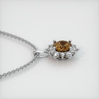 1.02 Ct. Gemstone Pendant, Platinum 950 3