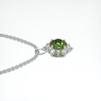2.15 Ct. Sapphire Pendant, Platinum 950 3