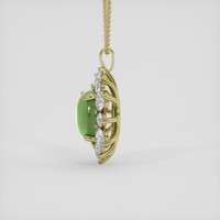 34.79 Ct. Green Jade Pendant, 10K Yellow Gold 3