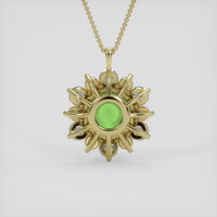 34.79 Ct. Green Jade Pendant, 10K Yellow Gold 4