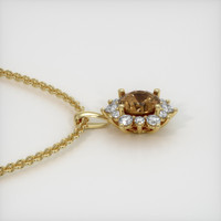 1.02 Ct. Gemstone Pendant, 14K Yellow Gold 3