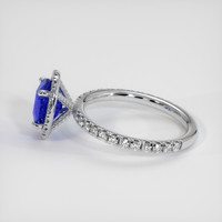 1.99 Ct. Blue Sapphire Ring, Platinum 950 4