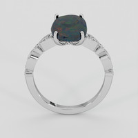 2.09 Ct. Multi Color Opal Ring, Platinum 950 3