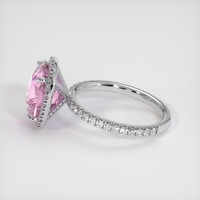 6.64 Ct. Pink Sapphire Ring, Platinum 950 4