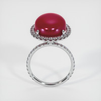 17.55 Ct. Ruby Ring, Platinum 950 3