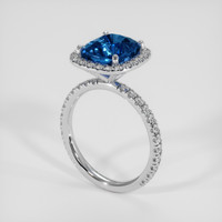 4.62 Ct. Blue Sapphire Ring, Platinum 950 2
