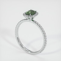 0.77 Ct. Sapphire Ring, Platinum 950 2