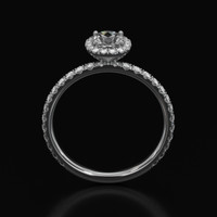 0.51 Ct. Sapphire Ring, Platinum 950 3