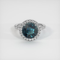 4.29 Ct. Sapphire Ring, Platinum 950 1