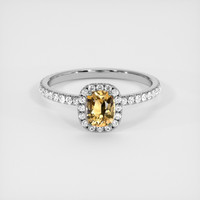 0.81 Ct. Sapphire Ring, Platinum 950 1