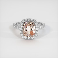 2.20 Ct. Sapphire Ring, Platinum 950 1
