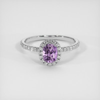 0.68 Ct. Sapphire Ring, Platinum 950 1