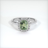 1.42 Ct. Sapphire Ring, Platinum 950 1