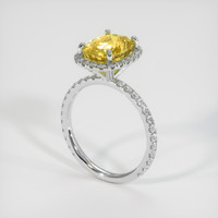 4.38 Ct. Sapphire Ring, Platinum 950 2