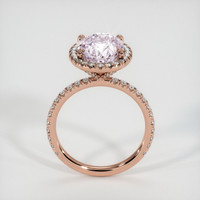 4.11 Ct. Pink Sapphire Ring, 14K Rose Gold 3