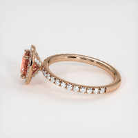 1.17 Ct. Sapphire Ring, 14K Rose Gold 4