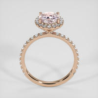 2.25 Ct. Pink Sapphire Ring, 14K Rose Gold 3