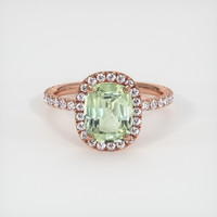 2.22 Ct. Sapphire Ring, 14K Rose Gold 1