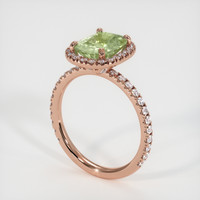 2.22 Ct. Sapphire Ring, 14K Rose Gold 2