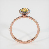 0.81 Ct. Sapphire Ring, 14K Rose Gold 3