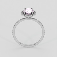 4.11 Ct. Pink Sapphire Ring, 10K White Gold 3