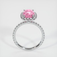 2.73 Ct. Pink Sapphire Ring, 10K White Gold 3