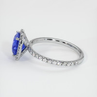2.21 Ct. Sapphire Ring, 14K White Gold 4