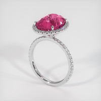 11.80 Ct. Sapphire Ring, 14K White Gold 2