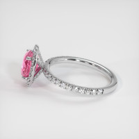 1.74 Ct. Padparadscha Sapphire Ring, 14K White Gold 4