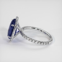5.06 Ct. Sapphire Ring, 14K White Gold 4