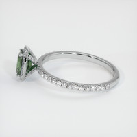 0.77 Ct. Sapphire Ring, 14K White Gold 4