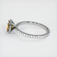 0.81 Ct. Sapphire Ring, 14K White Gold 4