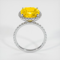 9.71 Ct. Sapphire Ring, 14K White Gold 3