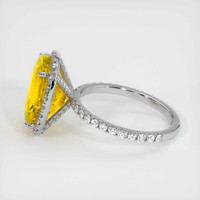 9.71 Ct. Sapphire Ring, 14K White Gold 4