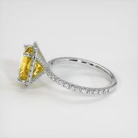 4.38 Ct. Sapphire Ring, 14K White Gold 4