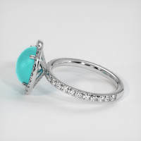 2.75 Ct. Gemstone Ring, 18K White Gold 4