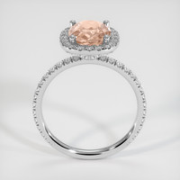 1.58 Ct. Padparadscha Sapphire Ring, 18K White Gold 3