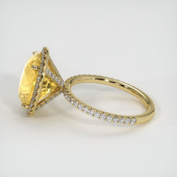 6.75 Ct. Yellow Sapphire Ring, 10K Yellow Gold 4