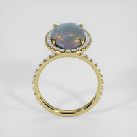 3.68 Ct. Multi Color Opal Ring, 14K Yellow Gold 3