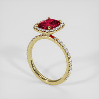 2.05 Ct. Ruby Ring, 14K Yellow Gold 2